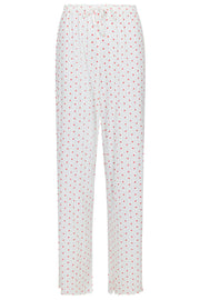 Serafina Pointelle Heart Pants 163121 | White | Bukser fra Neo Noir