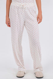 Serafina Pointelle Heart Pants 163121 | White | Bukser fra Neo Noir