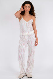 Serafina Pointelle Heart Pants 163121 | White | Bukser fra Neo Noir