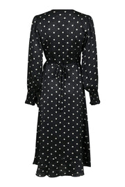 Eva Retro Dot Dress | Black | Kjole fra Neo Noir