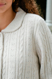 Emelie Knit Cardigan | Ivory | Strik fra Neo Noir