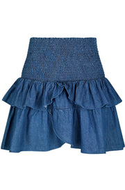 Carin Denim Skirt | Blue | Nederdel fra Neo Noir
