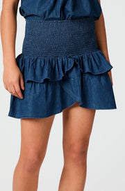 Carin Denim Skirt | Blue | Nederdel fra Neo Noir
