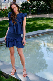 Carin Denim Skirt | Blue | Nederdel fra Neo Noir