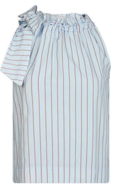 Maula Stripe Top | Light Blue | Bluse fra Neo Noir
