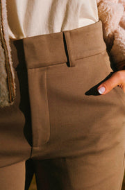 Nathalie Soft Pants | Taupe | Bukser fra Neo Noir