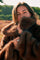 Stephanie Faux Fur Long Jacket | Brown | Jakke fra Neo Noir