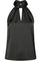 Svala Heavy Sateen Top | Black | Bluse fra Neo Noir