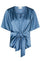 Casadia Heavy Sateen Blouse | Smoke Blue | Bluse fra Neo Noir