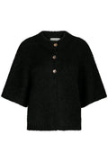 Benuta Fluffy Knit Cardigan | Black | Strik fra Neo Noir