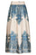 Lenni Paisley Border Skirt | Ash Blue | Nederdel fra Neo Noir