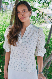 Roella Soft Fleur Blouse | Creme | Bluse fra Neo Noir