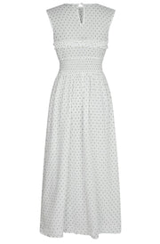 Myrna Dot Dress | White | Kjole fra Neo Noir