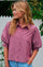 Etta Soft Stripe Stone Shirt | Dark Rose | Bluse fra Neo Noir