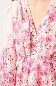 Fie Flower Print Blouse | Rose | Bluse fra Neo Noir
