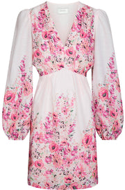 Semila Flower Print Dress | Rose | Kjole fra Neo Noir