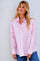 Dalma Soft Stripe Stone Shirt | Pink | Bluse fra Neo Noir