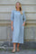 Martha Dress 3/4 2743A | Light blue | Kjole fra Prepair