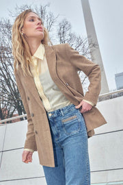 Malie Gabby Blazer | True Camel | Blazer fra Mos Mosh