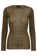 Natacha Pullover 204619 | Militär-Olive | Strickmode von Copenhagen Muse