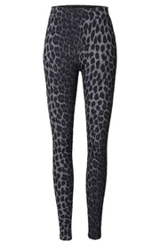 Alma Leggings (Fleece) | Dark Grey Leo | Leggings fra Liberté