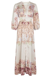 Stellar Artist Paisley Dress | Ivory | Kjole fra Neo Noir