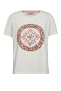 Judd O-SS Tee | Ecru | T-Shirt fra Mos Mosh – nedsat