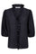 Anika Frill SS Shirt 35905 | Navy | Top fra Co'couture