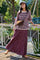 Valery Skirt | Plum | Nederdel fra Black Colour