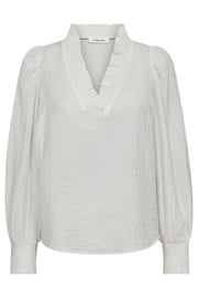 Shina V-Blouse 35922 | Off white | Bluse fra Co'couture