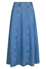 Raya Denim Skirt | Vintage Blue | Nederdel fra Neo Noir