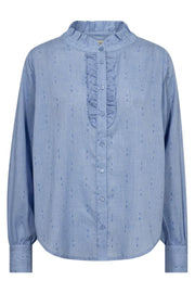 Raya Shirt 205214 | Wedgewood Melange | Skjorte fra Freequent