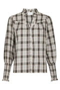 Camisa Big Check Blouse | Off White | Bluse fra Neo Noir – nedsat