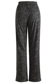 Alma Wide Pants | Black Grey Lace | Bukser fra Liberté