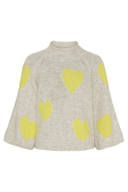 Priscilla 23885 | Calce/Lemon | Strik fra Marta du Chateau