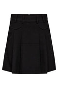 Luna Pocket Pleat Mini Skirt 34223 | Schwarz | Rock von Co'couture