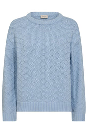 Cotla Pullover 205404 | Chambray Blue | Strik fra Freequent