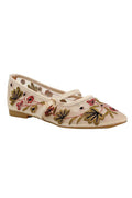 Noelle Floral Ballerina | Beige | Ballerina fra Lazy Bear – nedsat