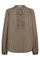 Jolie Blouse 204485 | Simply Taupe w. Black | Bluse fra Freequent