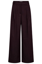 Almira Pleat Pant 31623 | Plum | Bukser fra Co'couture