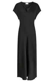 Andrea Heavy Sateen Dress | Black | Kjole fra Neo Noir