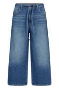 Culotte Zack Jeans Capri | Blue | Jeans fra Mos Mosh