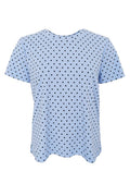 Mayra Ss Tee | Lt. Blue | T-Shirt fra Black Colour – nedsat