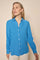 Karli Linen Shirt | Blue Aster | Skjorte fra Mos mosh