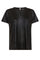 Nivola O-neck Metallic Tee | Black | T-shirt fra Mos Mosh