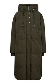 Cayo Long Quilt Jacket  | Forest Night | Jakke fra Mos Mosh