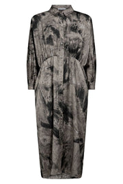 Flake Shirt Dress | Light Grey | Kjole fra Co'couture