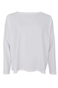 May Loose Ls Blouse | Off White | Bluse fra Black Colour – nedsat