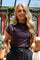 Alma Top | Bordeaux Lux Leo | Top fra Liberté