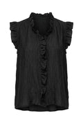 Tassycc Frill Top | Black | Skjorte fra Co'Couture